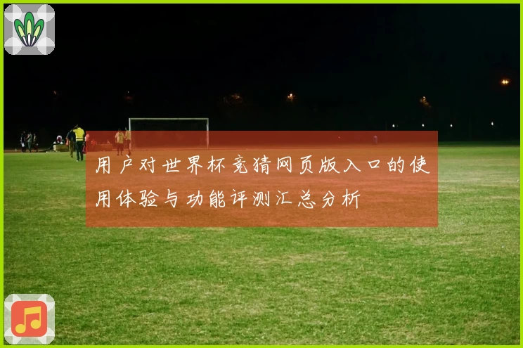用户对世界杯竞猜网页版入口的使用体验与功能评测汇总分析